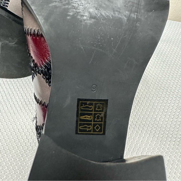 Jeffrey Campbell Karma Color-block Mule Women’s Sz 9 - Picture 7 of 9